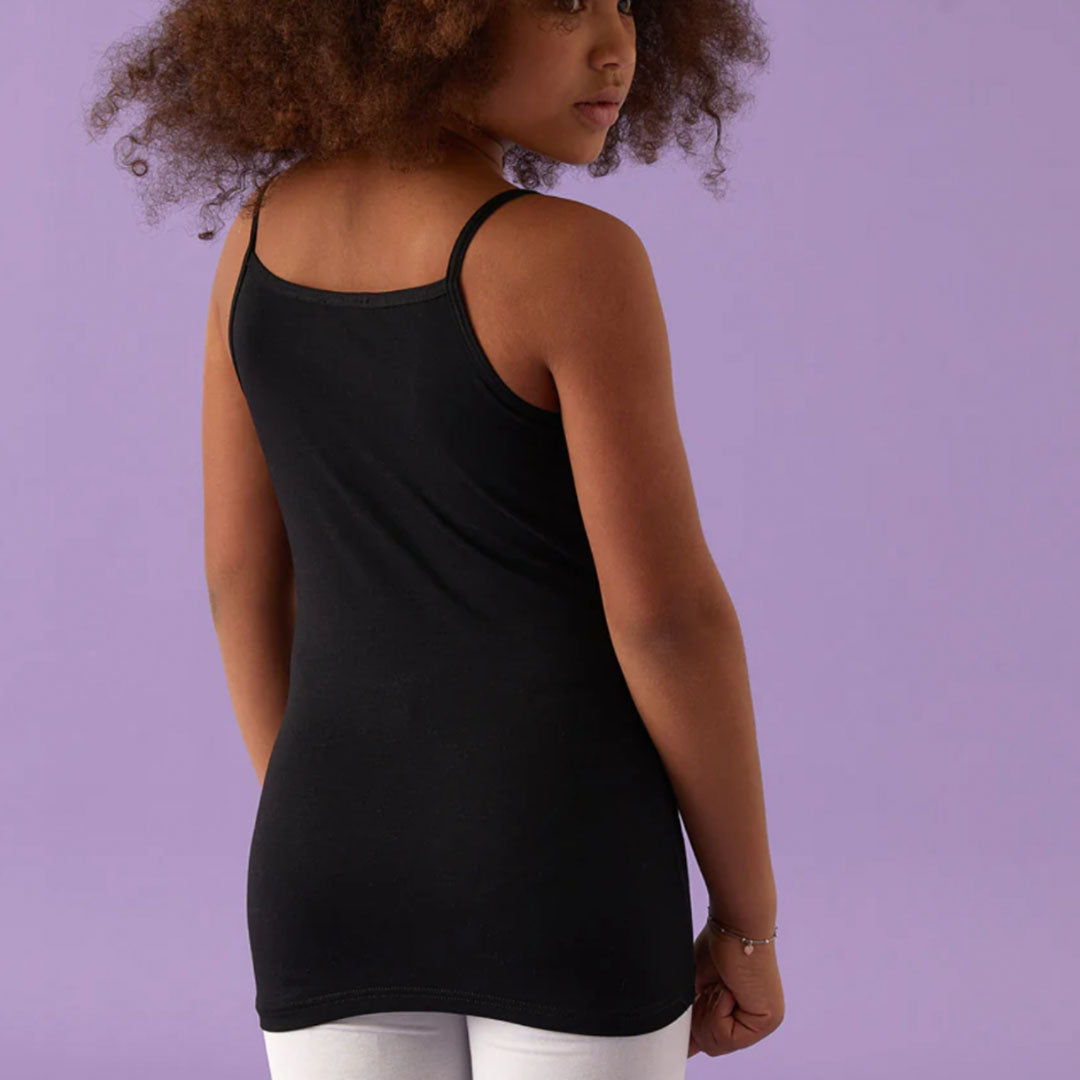 Canotta spalla stretta in cotone elasticizzato JADEA - 282