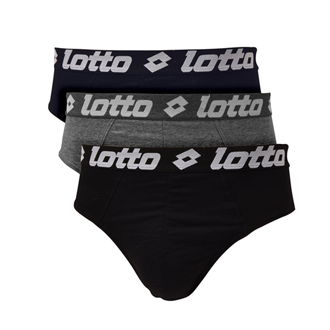 Slip uomo in cotone elasticizzato 3 Pz. LOTTO - LS1000