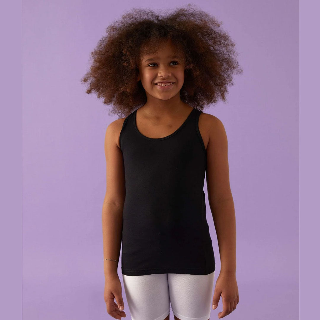 Canotta spalla larga in cotone elasticizzato JADEA - 283