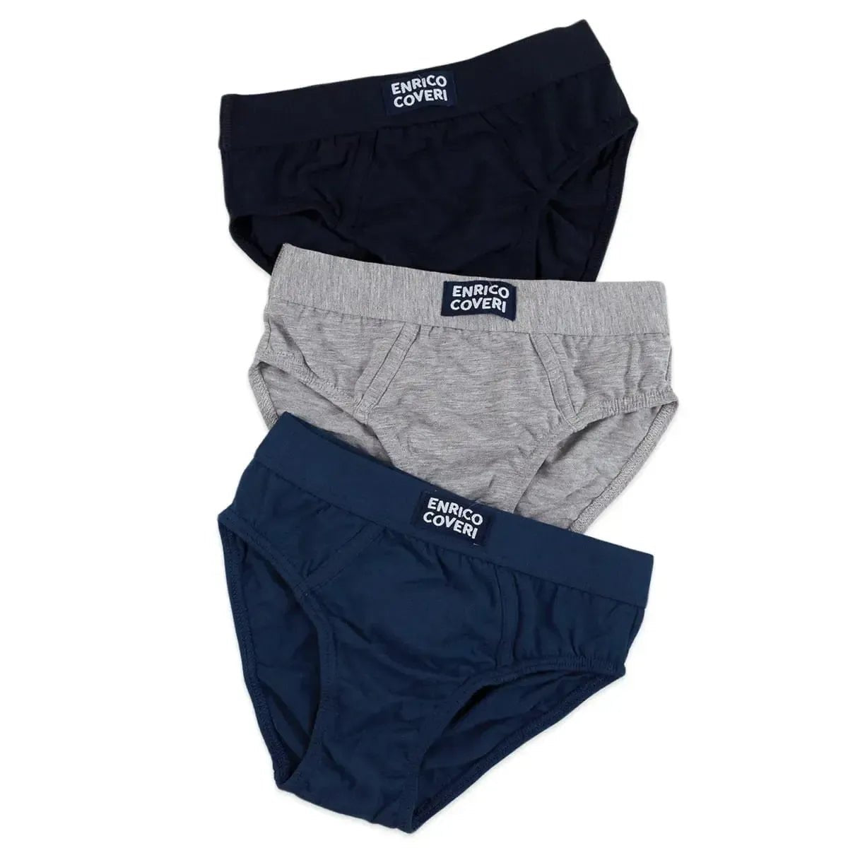 Slip bimbo in cotone bielastico 3 Pz ENRICO COVERI - ES4015