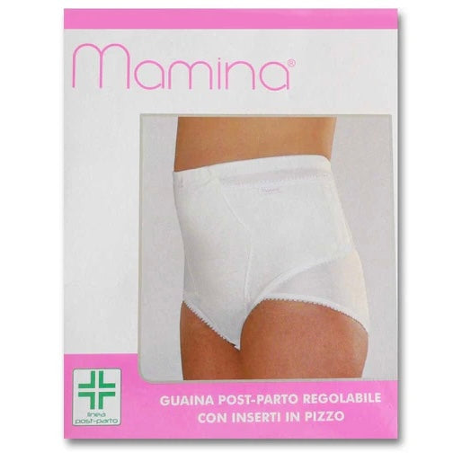 Guaina post parto regolabile con inserti in pizzo MAMINA - Z9109