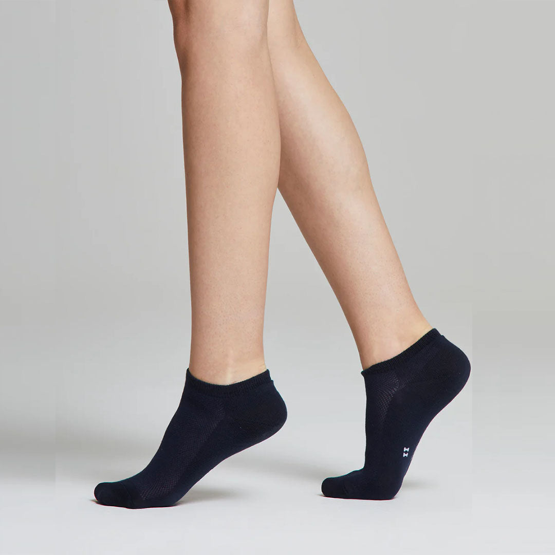 Calzini corti modello Unisex in cotone 3 paia POMPEA - Fantasmino