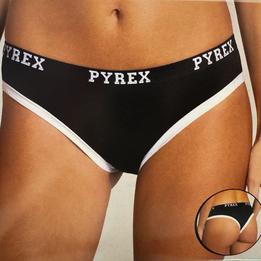 Slip brasiliana in cotone 3 Pz PYREX - PD3200