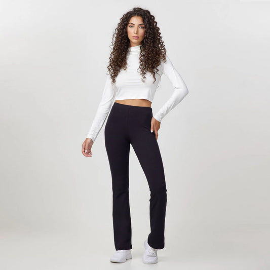 Pantaleggings a zampa in cotone elasticizzato JADEA - 4195