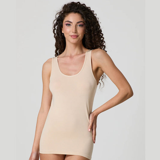 Canotta spalla larga in cotone elasticizzato e modal JADEA – 4182