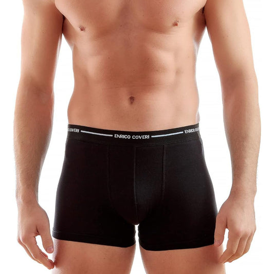 Boxer da uomo in cotone bielastico 3 Pz ENRICO COVERI - EB1000