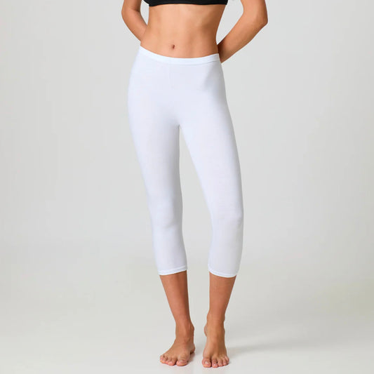 Leggings modello Capri in fresco cotone JADEA - 4266