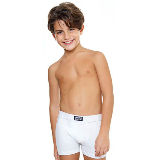 Boxer bimbo in cotone bielastico 3 Pz ENRICO COVERI - EB4015